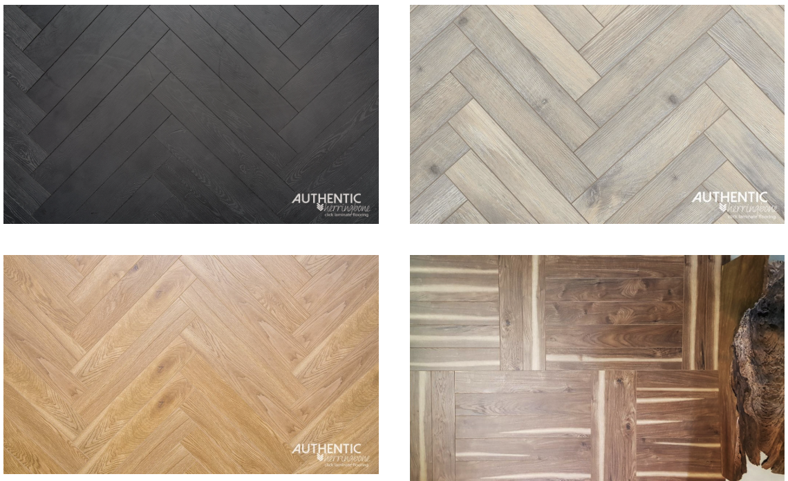 Authentic Herringbone Laminate Flooring is incredibly easy to install